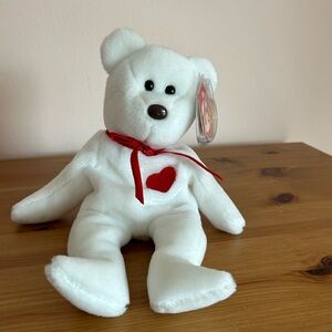Ty Beanie Baby βValentinoβ Bear